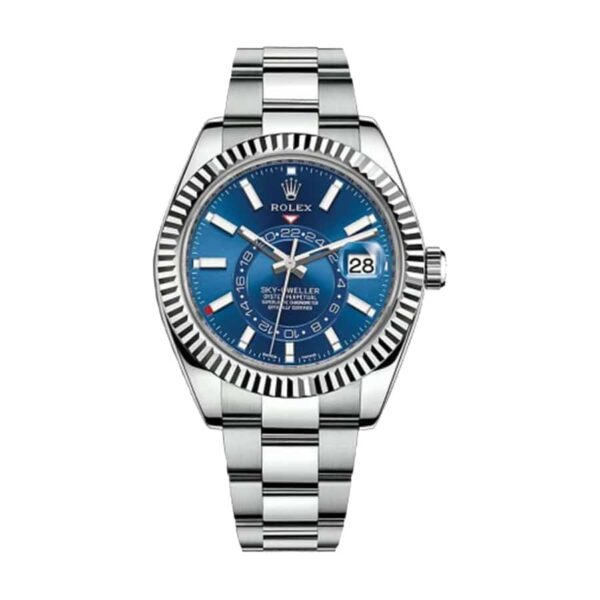 Photo of Rolex Sky-Dweller Blue Dial Stainless Steel 326934-0003 Oyster Replica