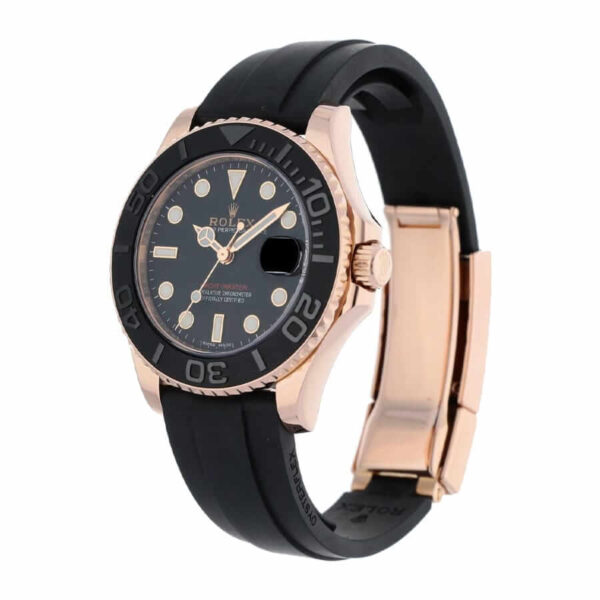 Photo of Rolex Yacht-Master 40 116655 SATS Rose Gold Automatic Rubber Black Dial Replica 2